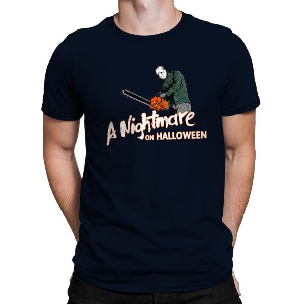 A Nightmare on Halloween - Anytime Design - Mens Premium Sale - Image 3