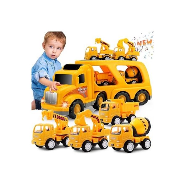 5 in 1 Carrier Vehicle Construction Toys For Cheap