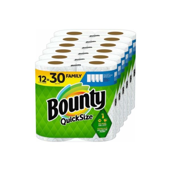 Bounty Quick-Size Paper Towels (36 Family Rolls = 90 Regular Rolls) + Get $25 Amazon Credit! Online