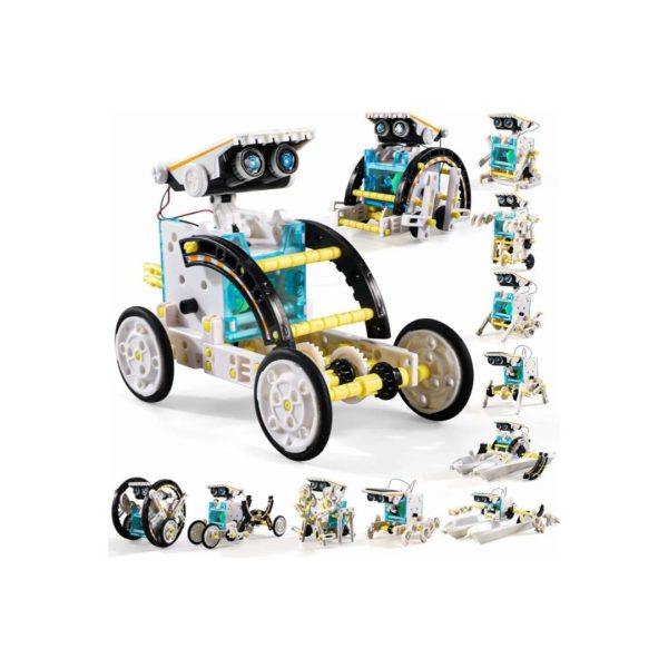 Lucky Doug 12-in-1 STEM Solar Powered Robot Kit For Sale