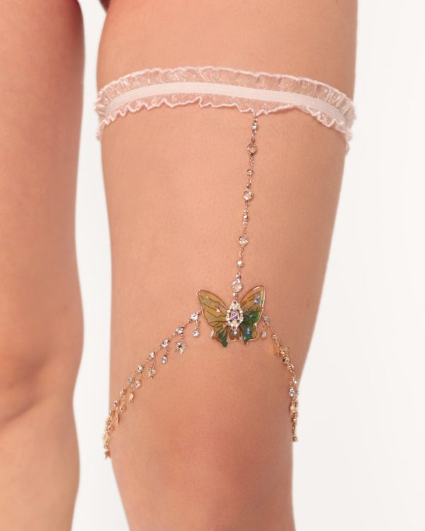 Celestial Beauty Butterfly Single Leg Garter Fashion