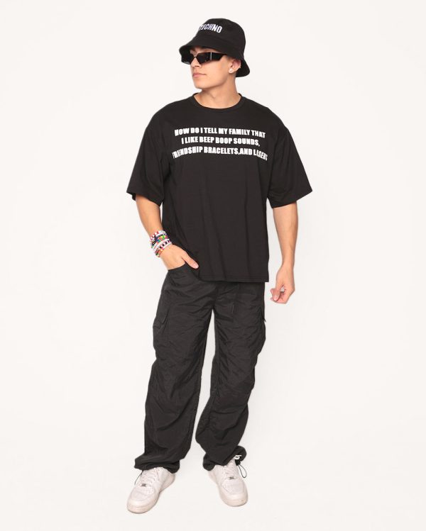 I Like Boop Sounds Oversized Tee Hot on Sale - Image 4