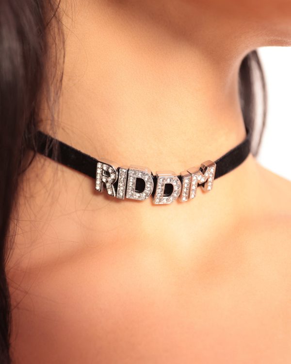 Riddim Rhinestone Choker Fashion