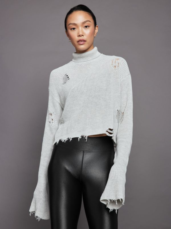 FAE TURTLE NECK - SILVER Fashion